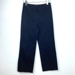 MAX MARA WEEKEND NAVY WIDE LEG TROUSERS MADE IN ITALY 4